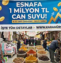 Küçük Esnafa 1 Milyon TL'lik 'Can Suyu' işte tüm detaylar