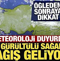 Meteoroloji'den uyarı! Dikkat sağanak geliyor.