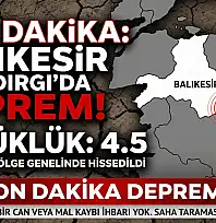 Şiddetli deprem ile sarsıldık!