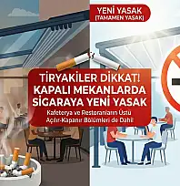 SİGARA YASAĞINDA YENİ DÖNEM!