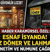Ucuz Döner ve Lahmacuna, Karamürsel Esnafı İsyan Etti!
