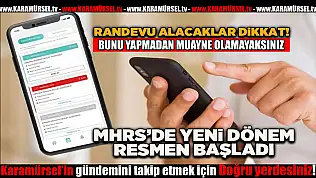 MHRS'de Yeni Dönem Resmen Başladı!