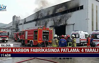 Aksa Karbon Fabrikasında Patlama: 1'i Ağır 4 Yaralı