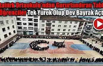 Atatürk Ortaokulu'ndan Gururlandıran Tablo!