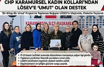 CHP Karamürsel Kadın Kolları'ndan LÖSEV'e 'Umut'