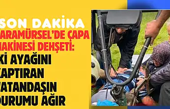 İKİ AYAĞINI KAPTIRAN VATANDAŞIN DURUMU AĞIR