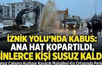 Plansız çalışma yüzünden binlerce kişi susuz kaldı!