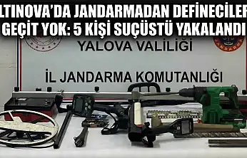 Jandarmadan Definecilere Geçit Yok: 5 Kişiye Suçüstü