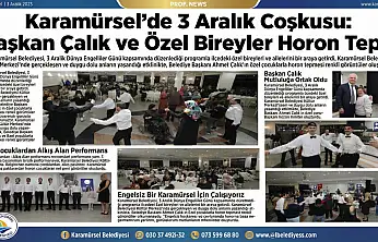 Karamürsel'de 3 Aralık Coşkusu