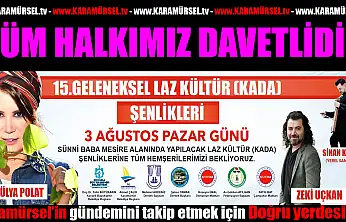 Karamürsel'de Laz Kültürü 'KADA' Şenlikleri Yarın