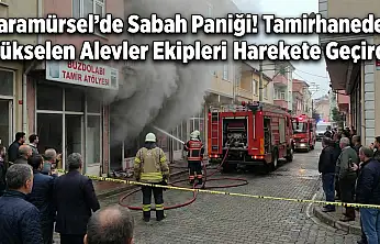 Karamürsel'de Sabah Yangın Paniği!