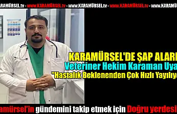 KARAMÜRSEL'DE ŞAP ALARMI!