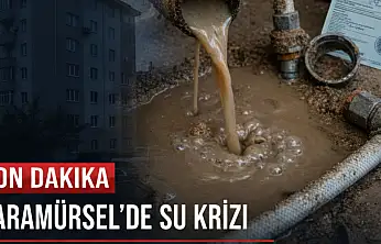 KARAMÜRSEL'DE SU HATTI KRİZİ!