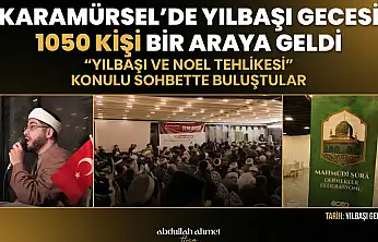 Karamürsel'de Yılbaşı Gecesi Bin elli kişi bir araya geldi
