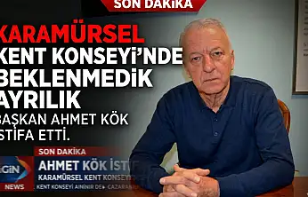 Kent Konseyi Başkanı Ahmet Kök İstifa Etti