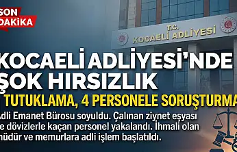 Kocaeli Adliyesi'nde Şok Hırsızlık!