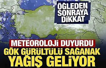 Meteoroloji'den uyarı! Dikkat sağanak geliyor.