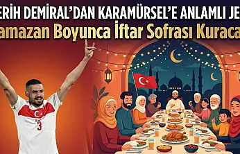 Milli Futbolcu Merih Demiral'dan Memleketi Karamürsel'e Anlamlı Jest
