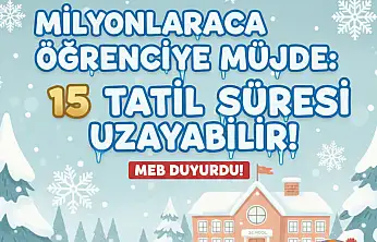 MİLYONLARCA ÖĞRENCİYE MÜJDE