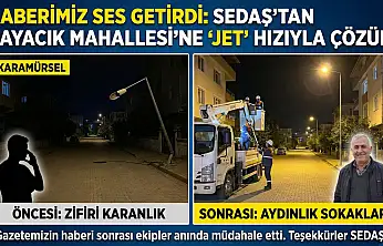 Sedaş sorunu hemen çözdü!