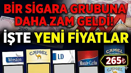 Bir Sigara Grubuna Daha Zam Geldi!