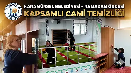 Karamürsel Belediyesi'nden Ramazan Öncesi Kapsamlı Cami Temizliği!