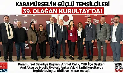 39. OLAĞAN KONGRESİNE BAŞKAN ÇALIK VE AKSU'DAN ÇIKARMA