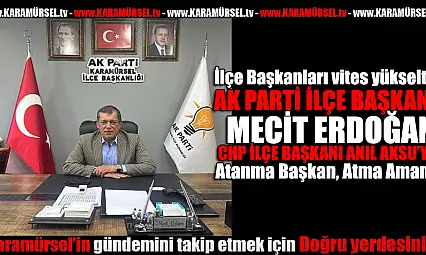 AK Parti ilçe başkanından CHP'ye Sert Yanıt!
