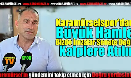 Başkan Başaran bizde 'İmzalar Senete Değil, Kalplere Atılır!'