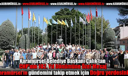 Çalık'tan CHP'nin 102. Yıl Dönümüne Özel Mesaj