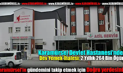 Dev Yemek İhalesi: 2 Yıllık 264 Bin Öğün!