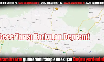 Gece Yarısı Kütahya'da Korkutan Deprem!