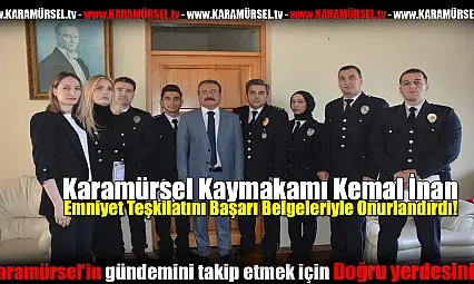 İnan, Emniyet Teşkilatını Başarı Belgeleriyle Onurlandırdı