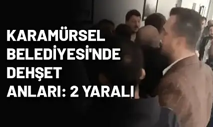 Karamürsel Belediyede bıçaklı kavga 2 kişi yaralandı