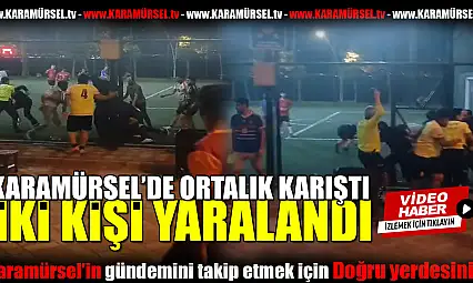 Karamürsel'de bıçaklı kavga 2 yaralı!