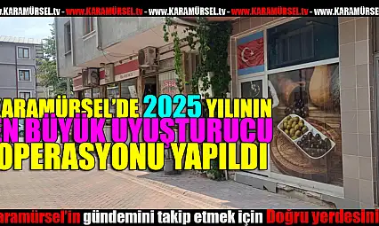 Karamürsel'de büyük uyuşturucu operasyonu!
