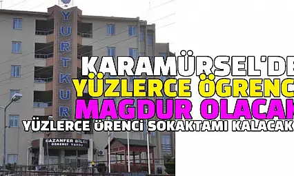 Karamürsel'de KYK Yurdu Tadilat Nedeniyle Kapanıyor