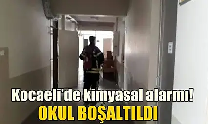 Karamürsel'de okul boşaltıldı