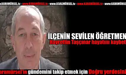 Karamürsel Emekli Öğretmenine Veda Etti