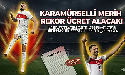 Karamürsel'in Gururu Merih Demiral'dan Rekor İmza!