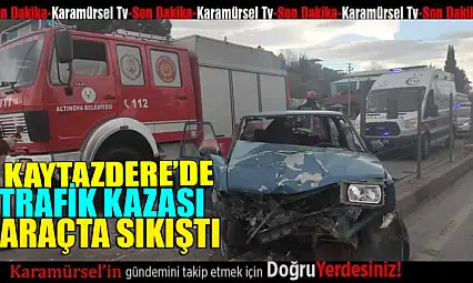 Kaytazdere ışıklarda trafik kazası!