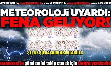 Kocaeli'ye Meteoroloji'den 'Çok Fena Geliyor' Uyarısı