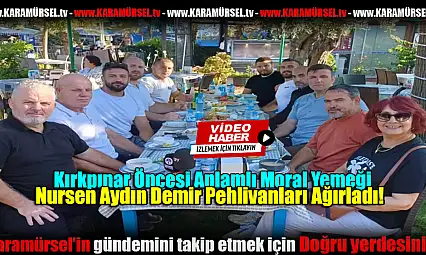 Nursen Aydın Demir Pehlivanları Ağırladı