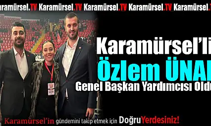 Özlem Ünal, başkan yardımcısı oldu!