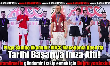 Pirge Sambo Akademisi, ADCC Macedonia Tarihi Başarıya İmza Attı!