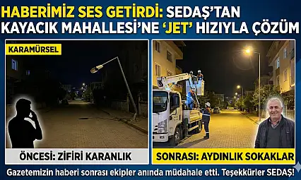 Sedaş sorunu hemen çözdü!