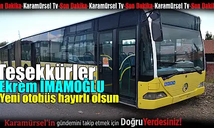 Teşekkürler Ekrem İmamoğlu
