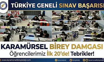 Türkiye Geneli Değerlendirme Sınavına Karamürsel Damga Vurdu