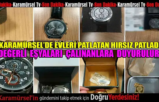 140 değerli parçayı çalan hırsız fena patladı