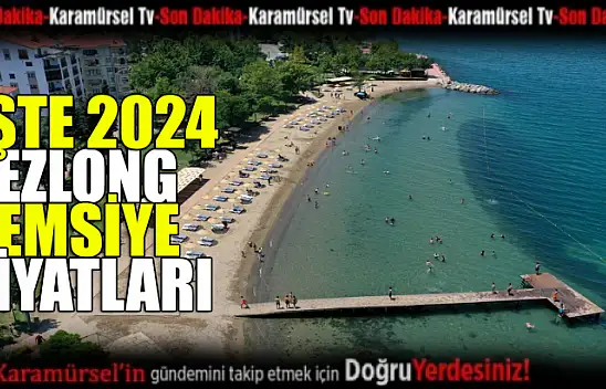 2024 Şezlong ve Şemsiye Fiyatları Açıklandı